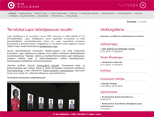 Tablet Screenshot of lapintaiteilijaseura.fi